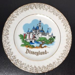 Disneyland Plate Collectible Ceramic Souvenir